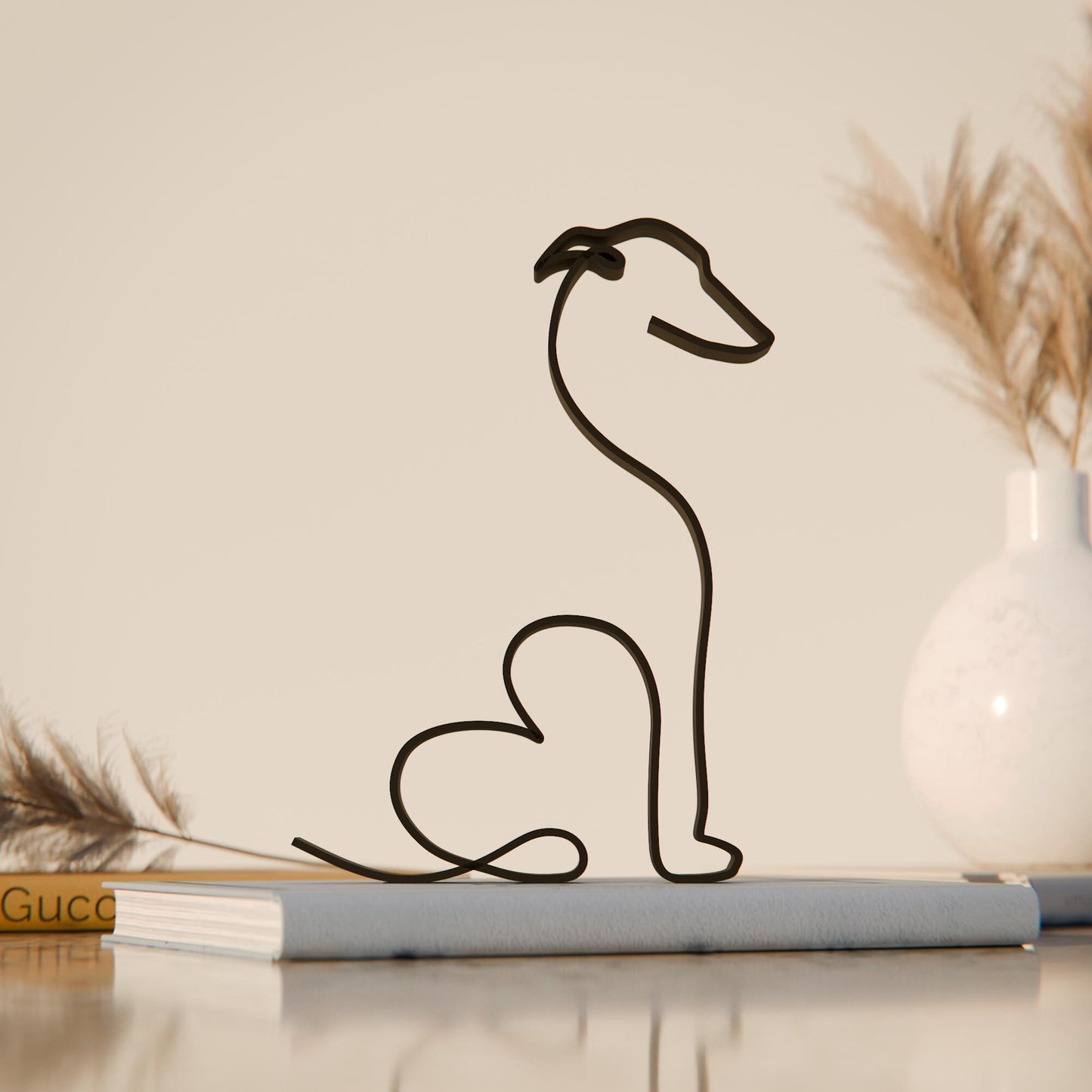 Whippet Dog Dog 23 - Line Art Figure