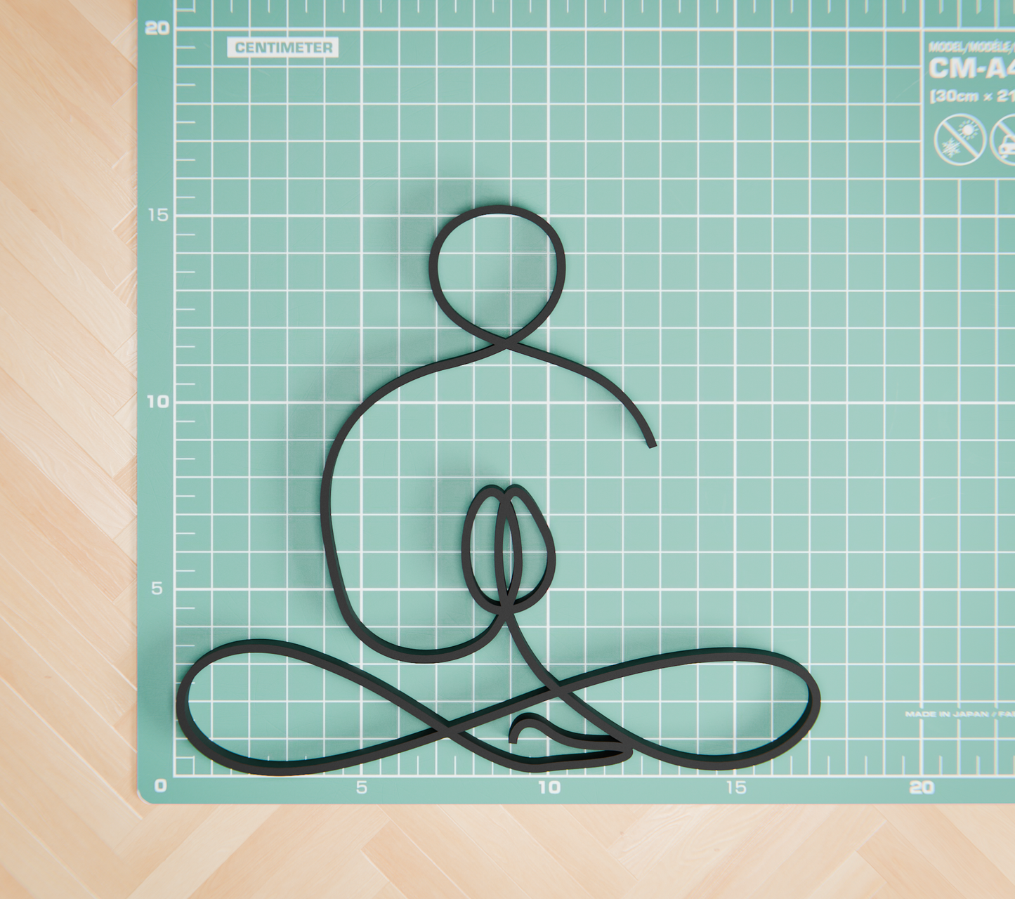Yogi - Customized Line Art Figure