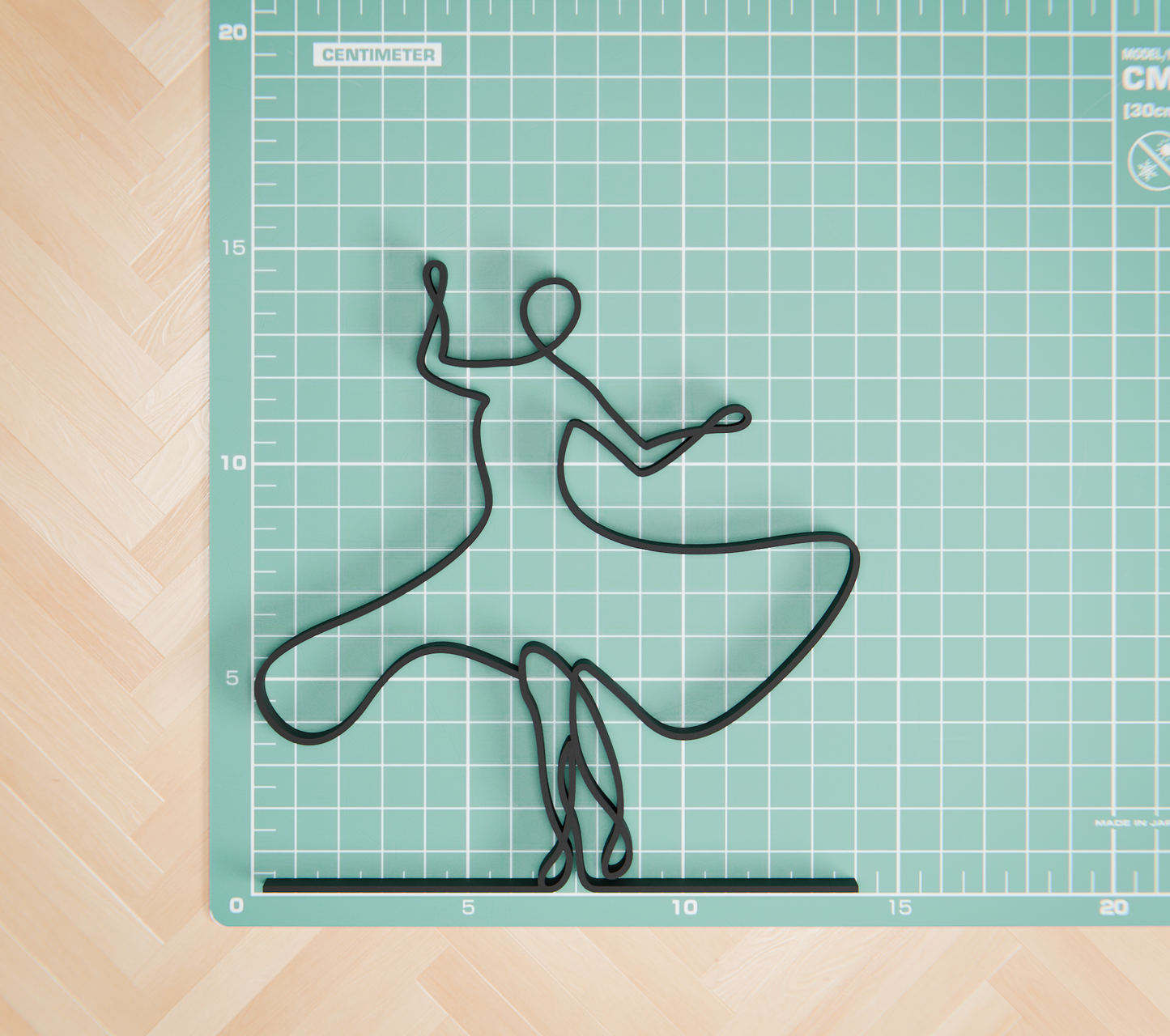 Bollywood Dancer - Line Art Figure