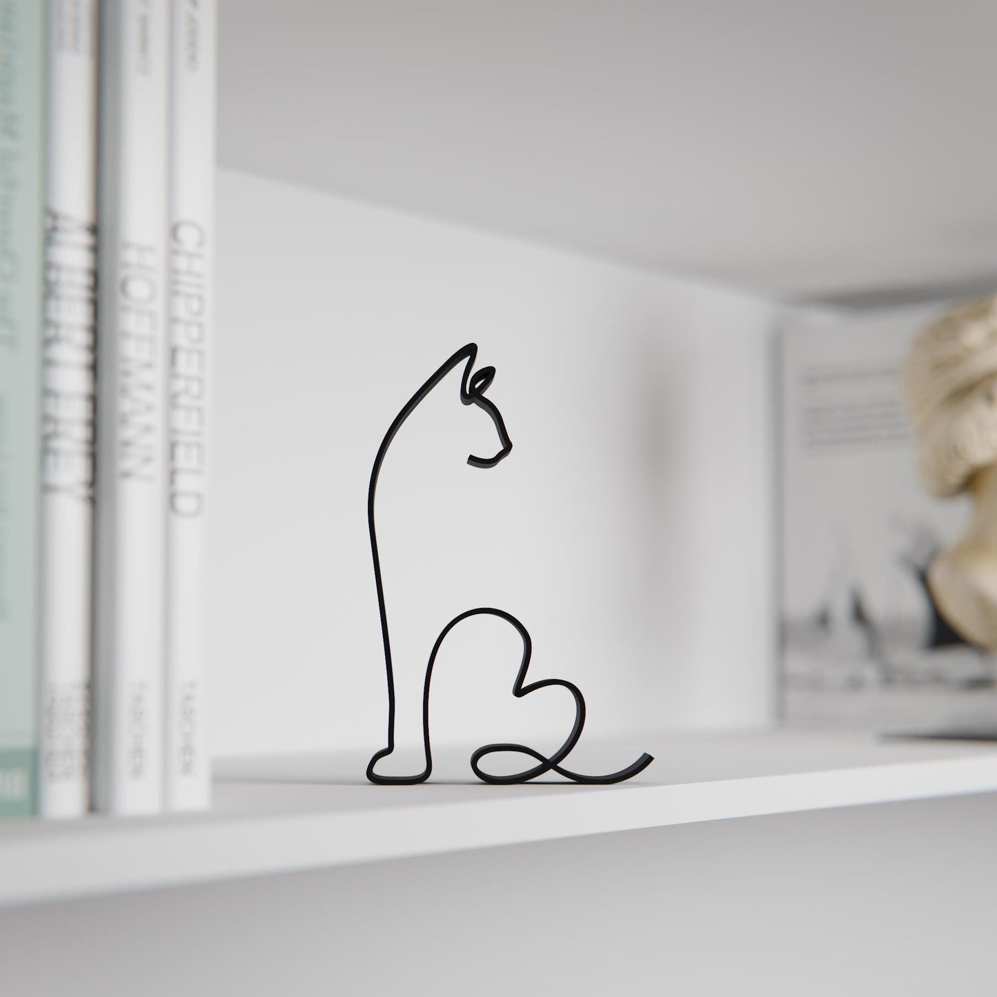 Siamese Cat 04 - Line Art Figure