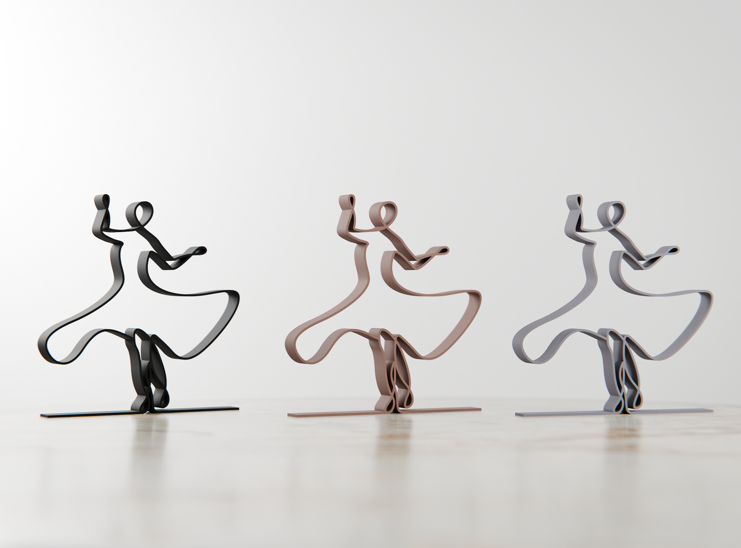 Bollywood Dancer - Line Art Figure