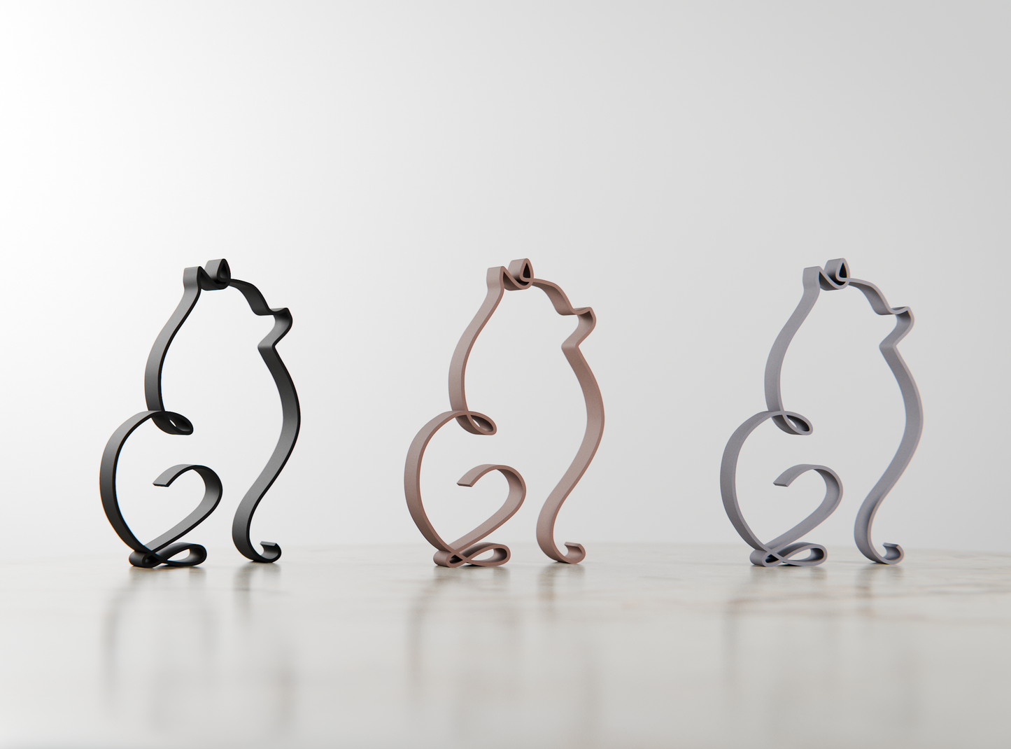 Pomeranian Dog 78 - Line Art Figure