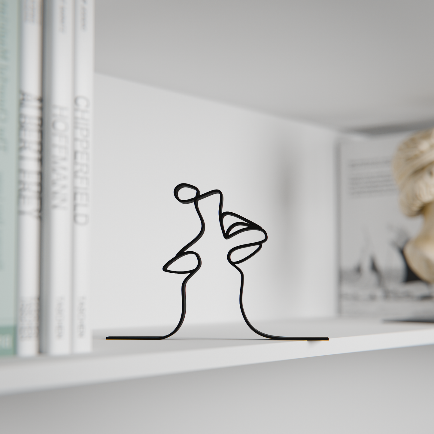 The Kiss - Customized Line Art Figure