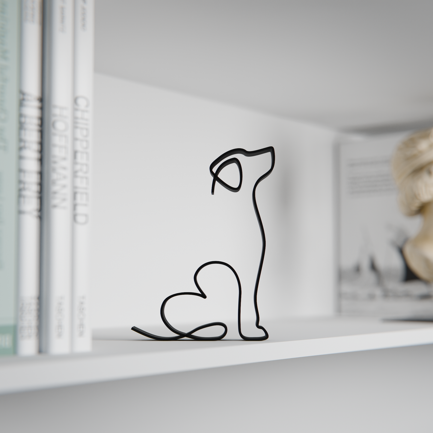 German Shorthaired Pointer Dog 22 - Line Art Figure