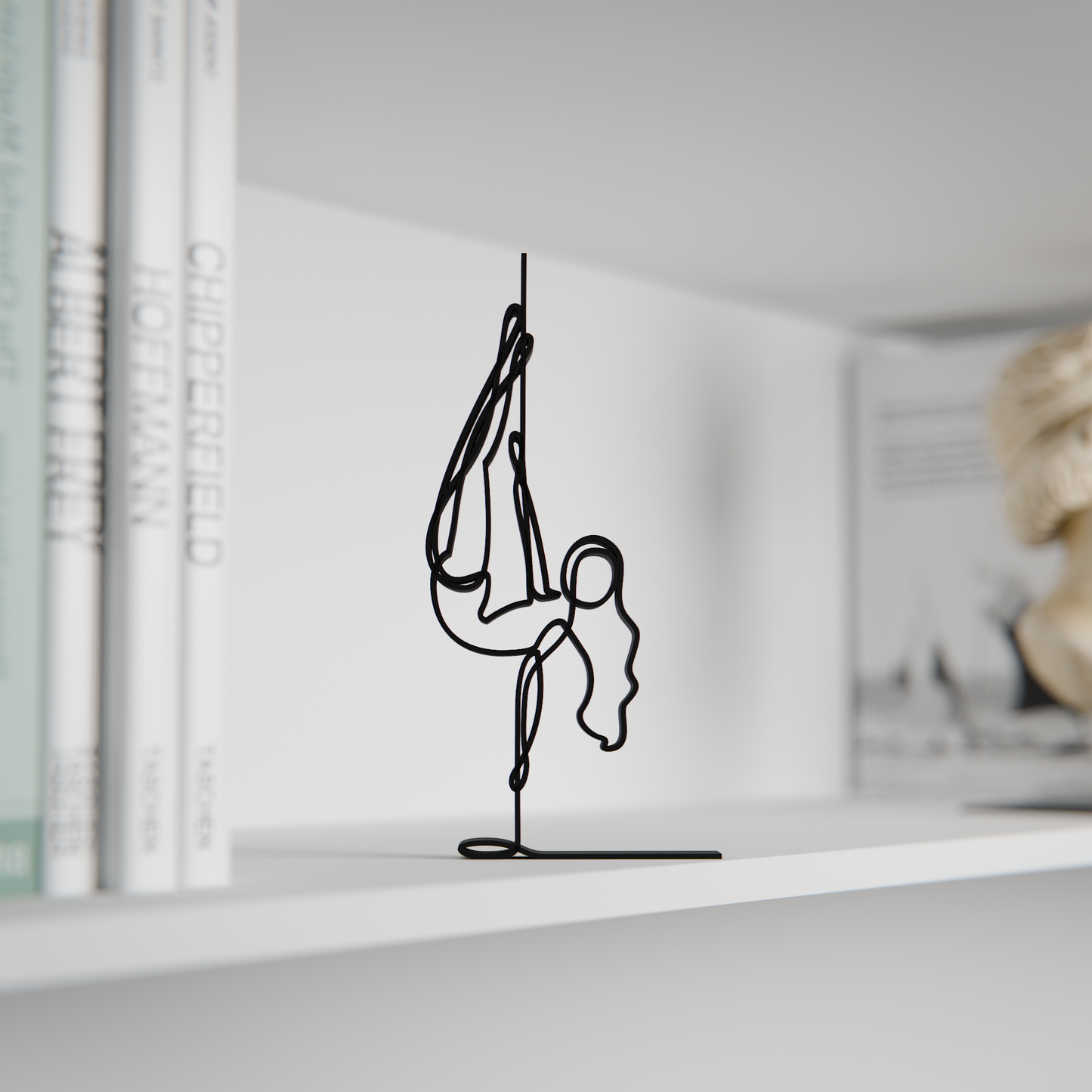 Pole Dancer - Customized Line Art Figure