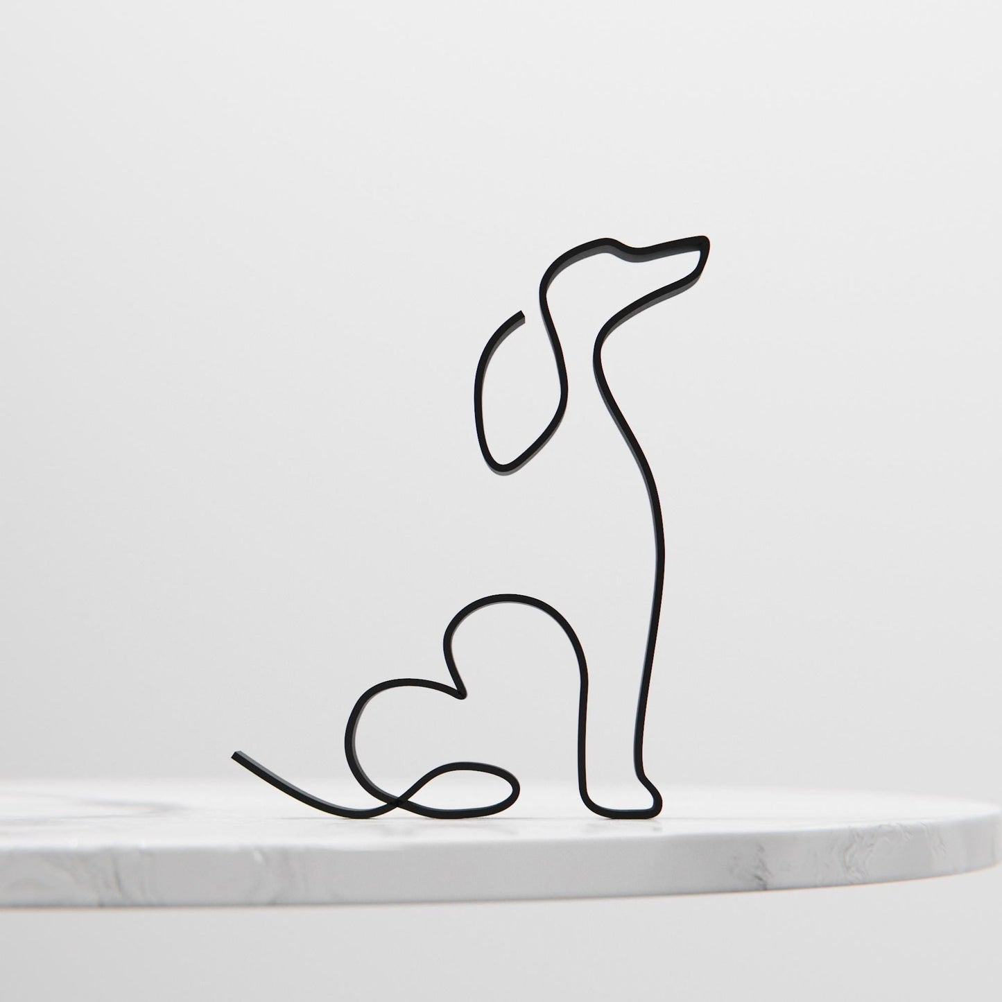 Anatolian Gift BoxAfghan Hound Dog 06 - Line Art Figure