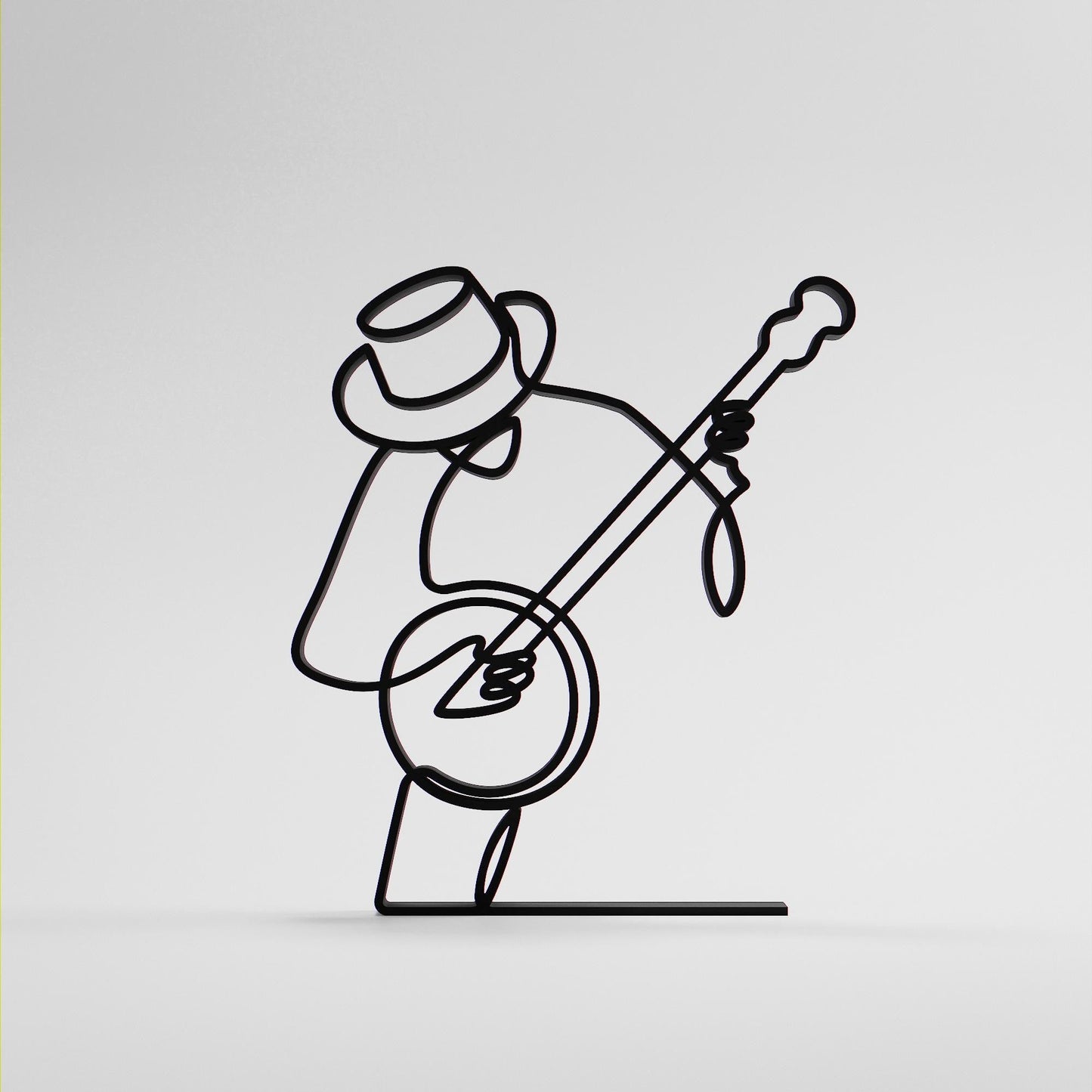 Anatolian Gift BoxBanjo Player - Customized Line Art Figure
