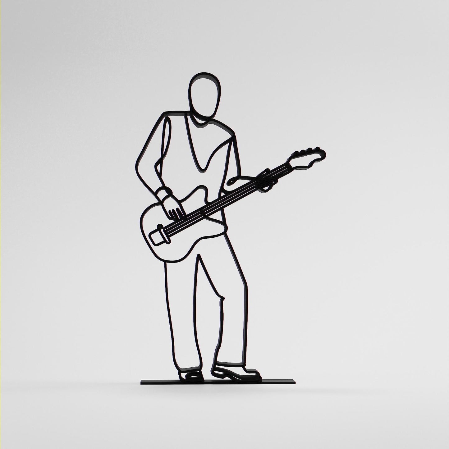 Anatolian Gift BoxBass Guitarist - Customized Line Art Figure
