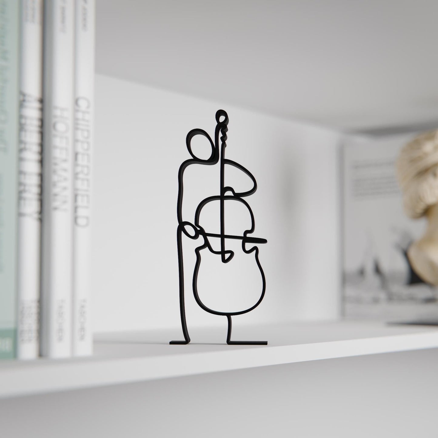 Anatolian Gift BoxContrabass Player - Customized Line Art Figure