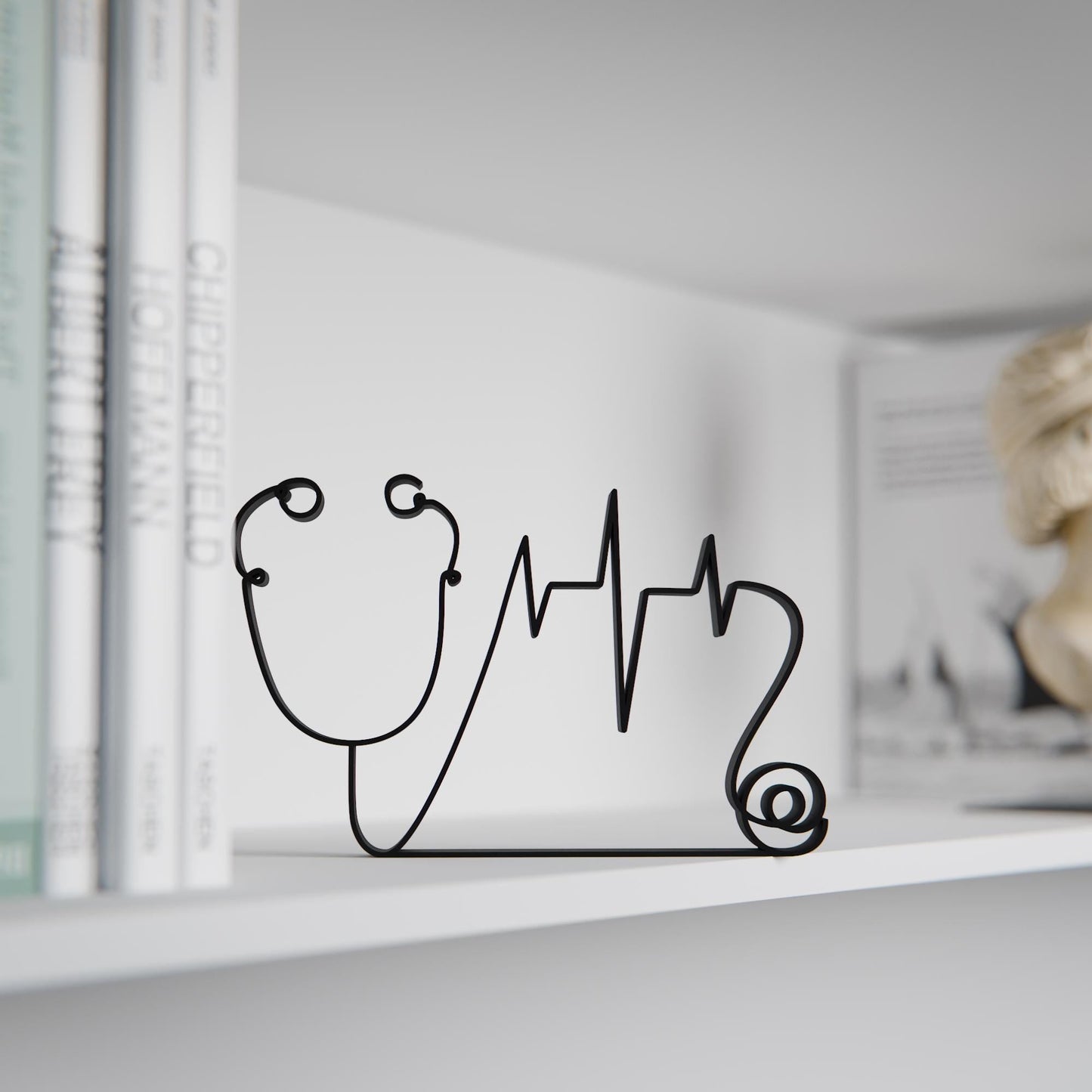 Anatolian Gift BoxDoctor with Stethoscope - Customized Line Art Figure