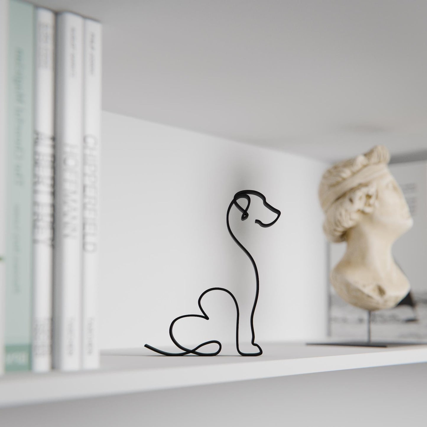 Anatolian Gift BoxGreat Dane Dog 18 - Line Art Figure -