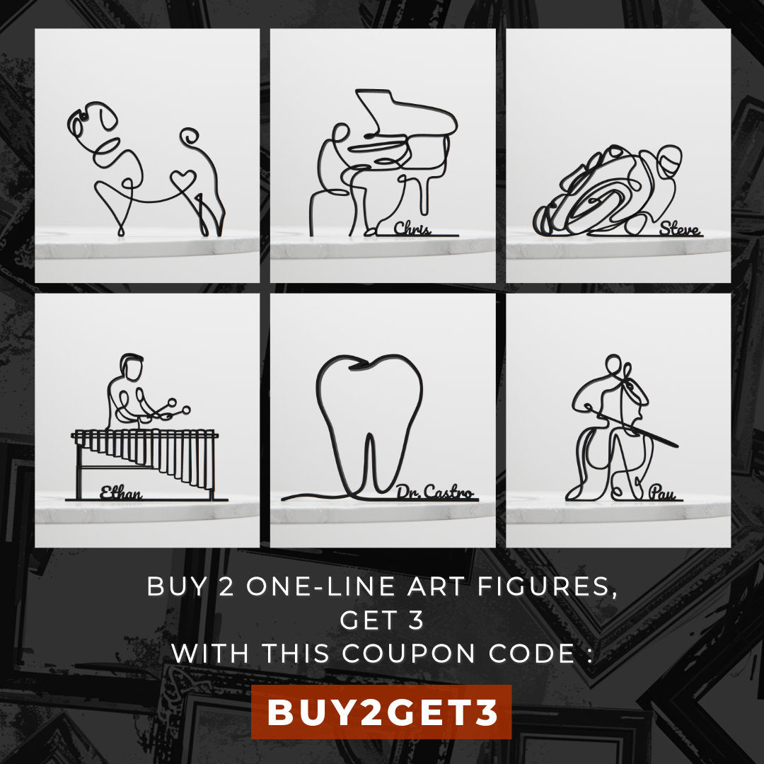 Cricketer/Cricket Player - Customized Line Art Figure