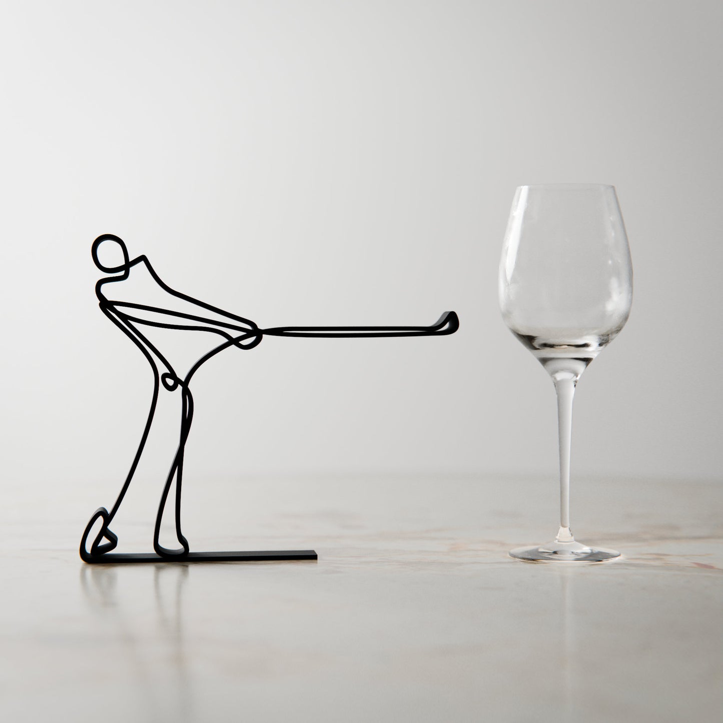 Golf Player 02 - Customized Line Art Figure