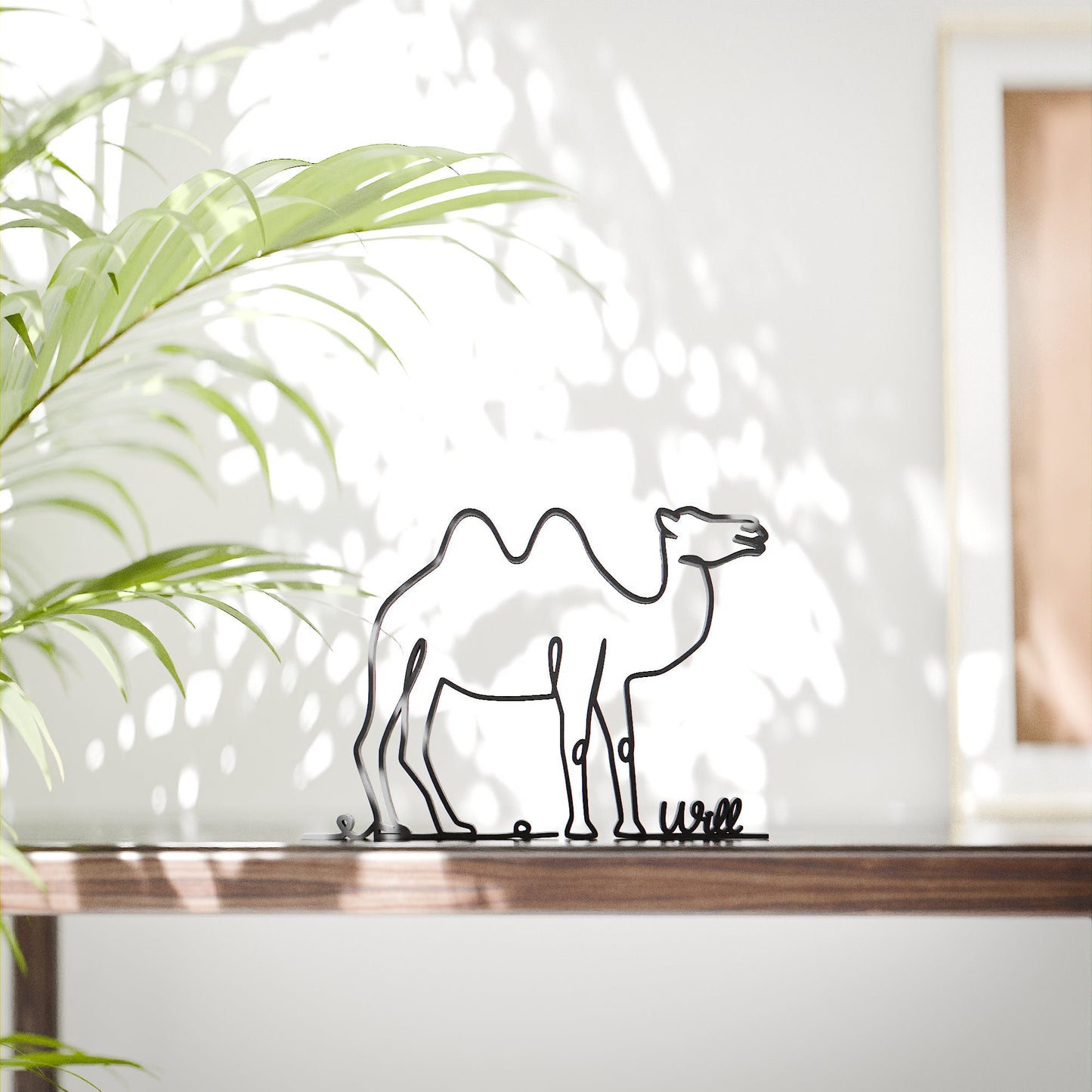 Camel - Customized Line Art Figure