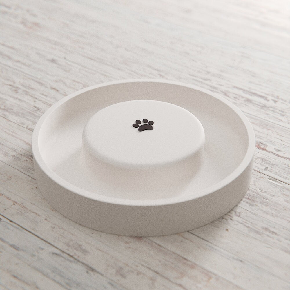 Customized Cat/Dog Bowl, 3D Printed Gift, Minimalist Pet Feeder, Personalized Pet Feeder, Minimalist
