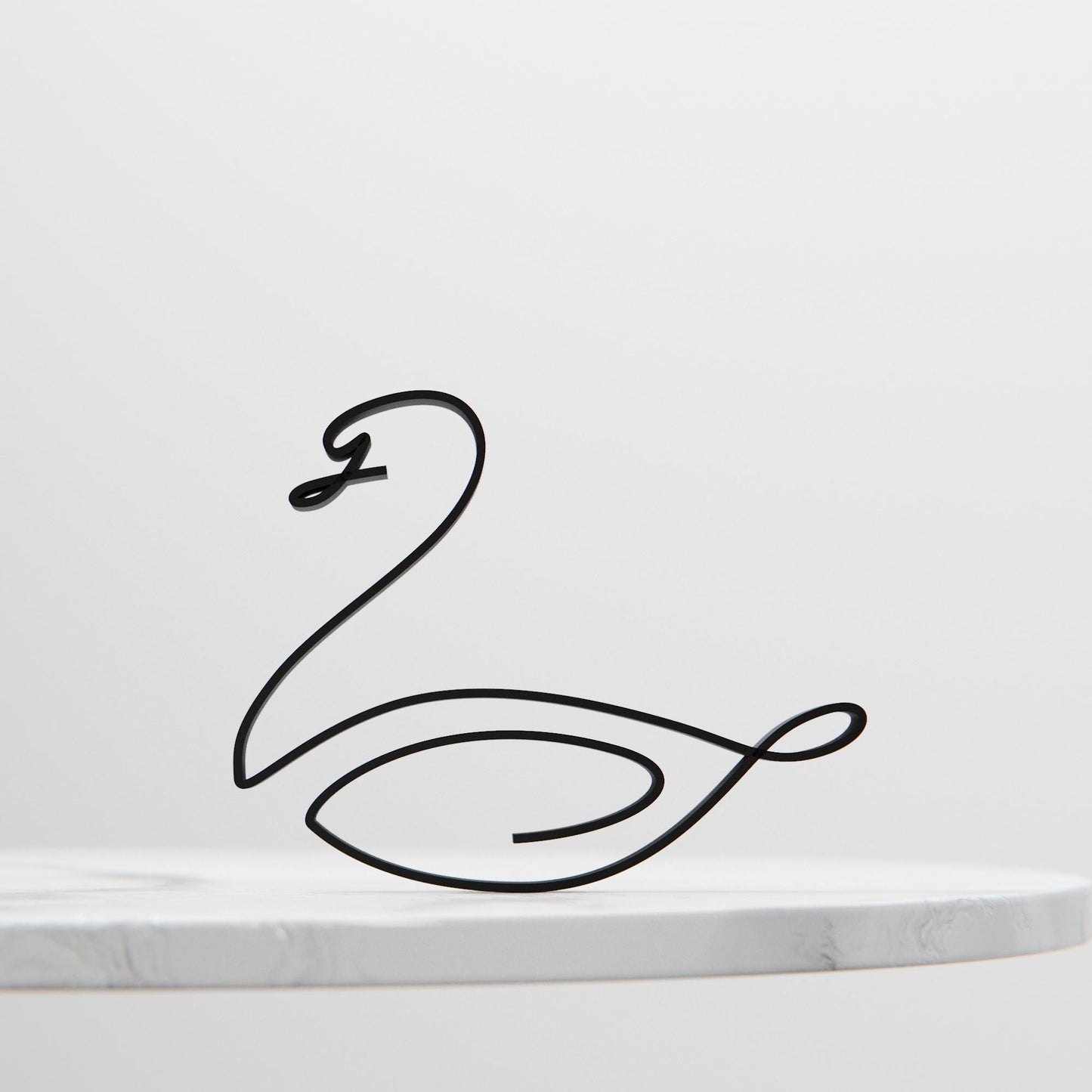 Swan - Line Art Figure