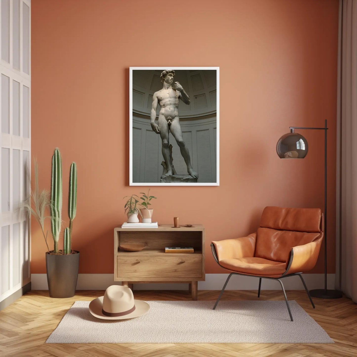 Customized Michelangelo's David Statue Portrait from Photo, Turn Me Into a David | Custom Portrait Gift | Halloween Gift | Digital Download