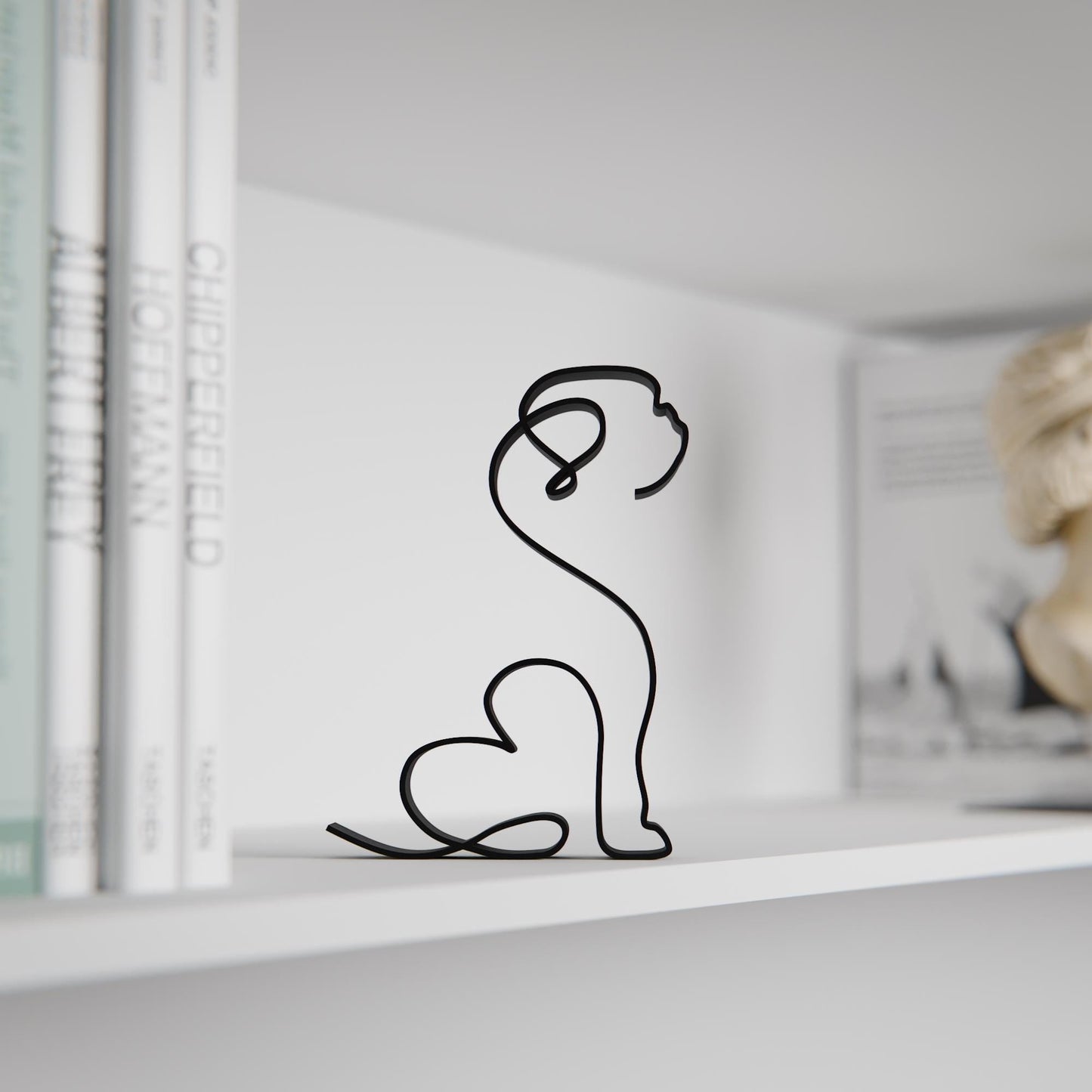 Anatolian Gift BoxPekingese Dog 31 - Line Art Figure