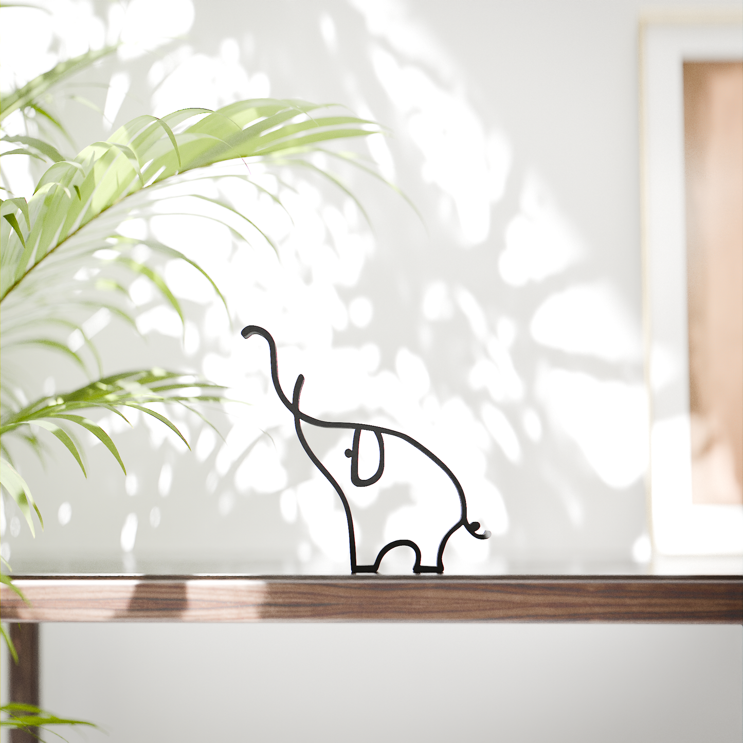 Picasso's Elephant - Line Art Figure