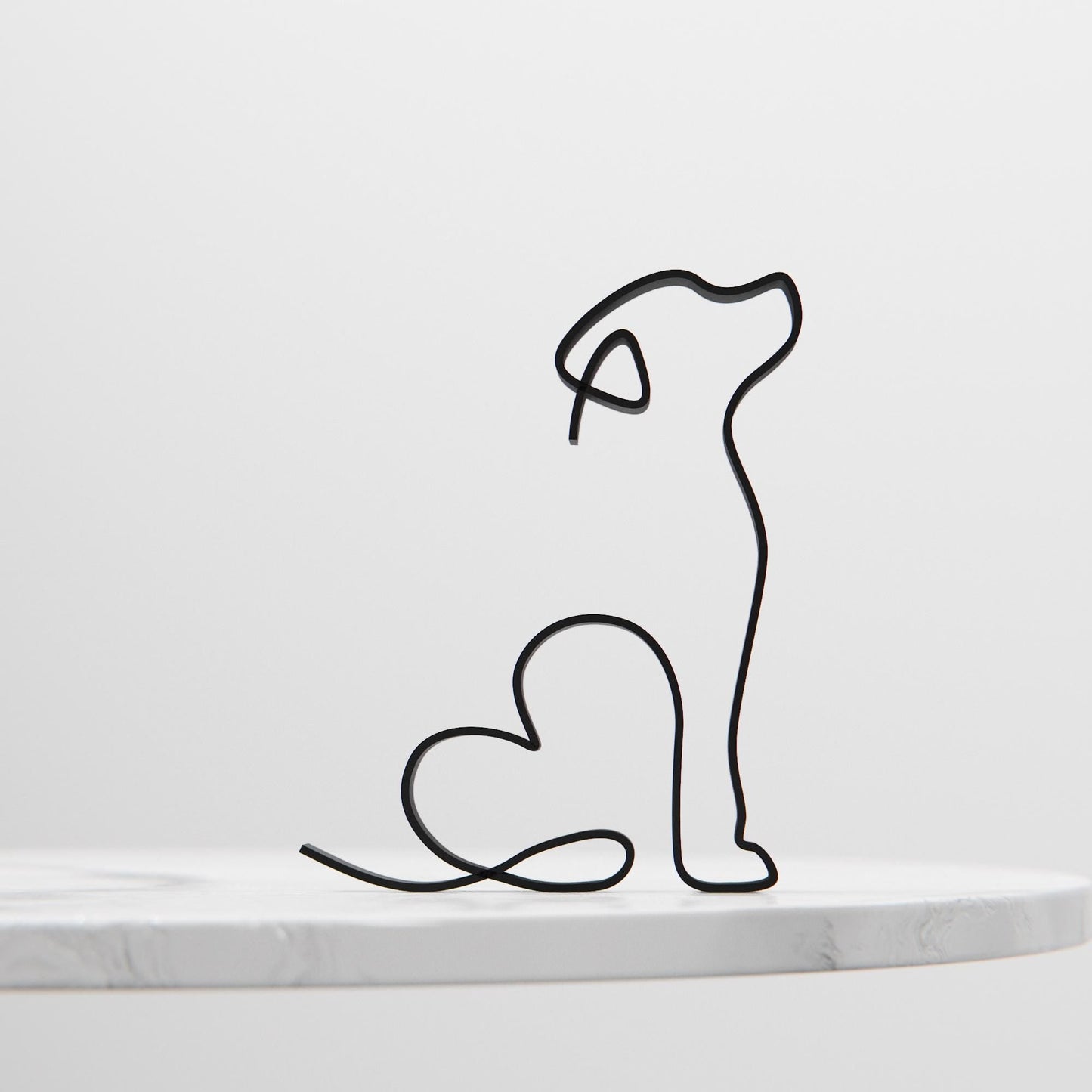 Anatolian Gift BoxRetriever Dog 02 - Line Art Figure