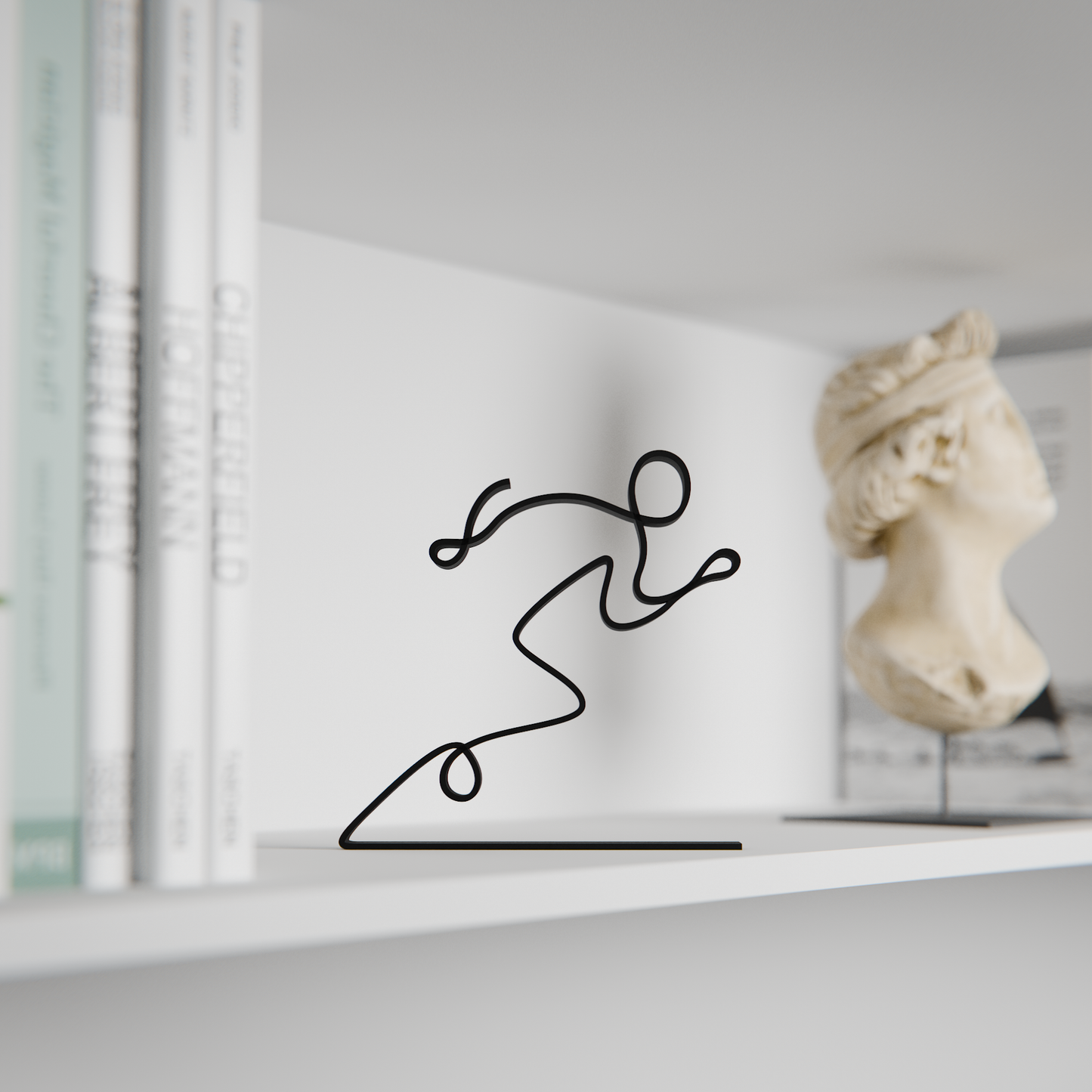 Runner - Customized Line Art Figure