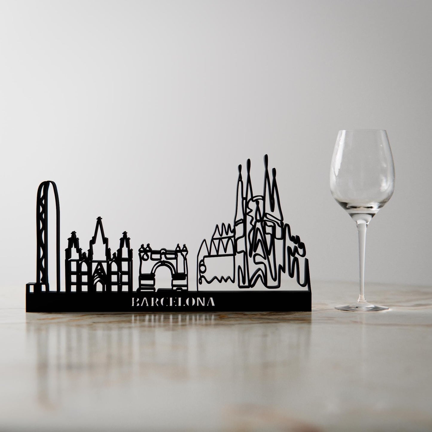Anatolian Gift BoxSlightly DEFECTIVE Barcelona Cityscape