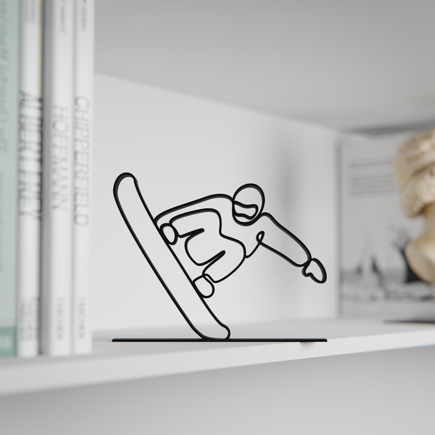 Anatolian Gift BoxSnowboarder - Customized Line Art Figure