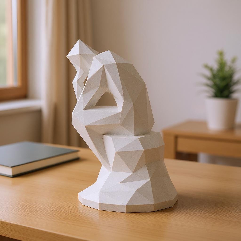 Anatolian Gift BoxThe Thinker - Low Poly Bust