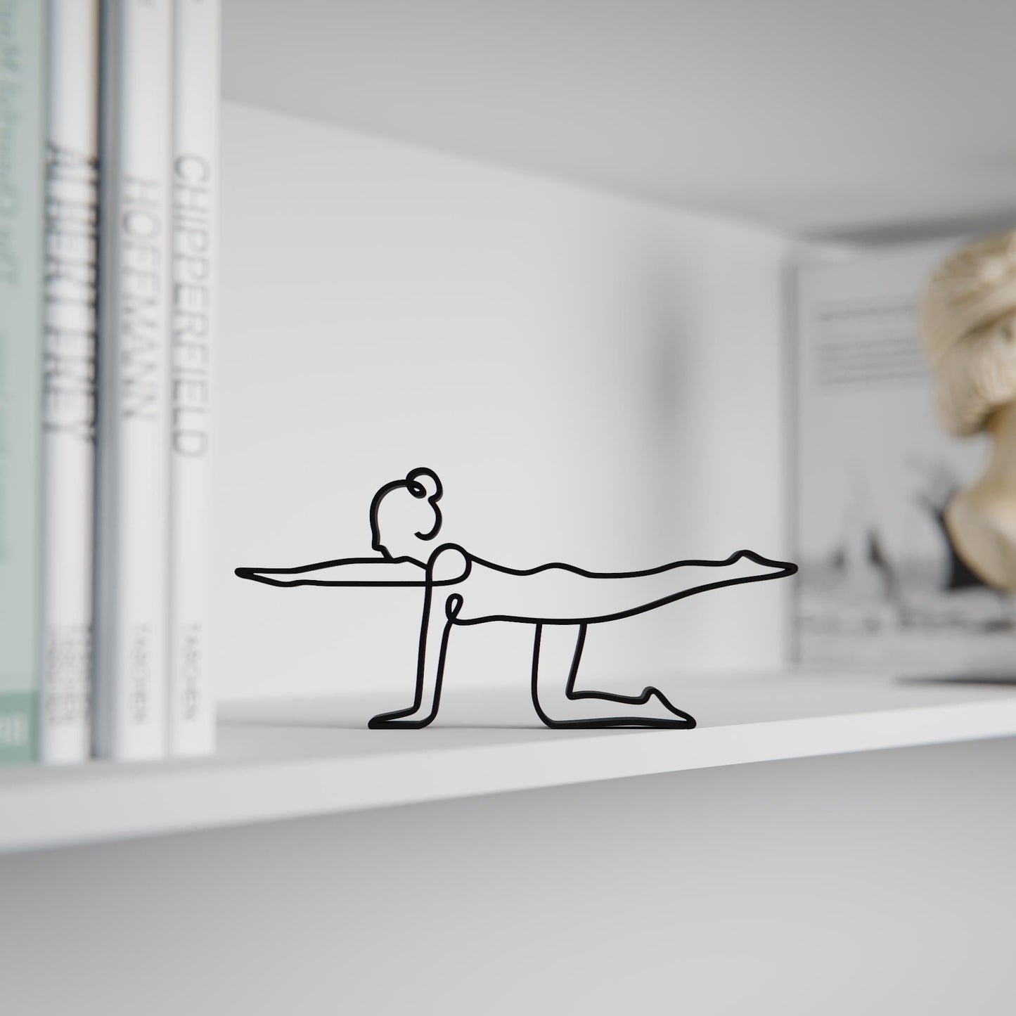 Anatolian Gift BoxYoga Balancing Table Pose - Line Art Figure