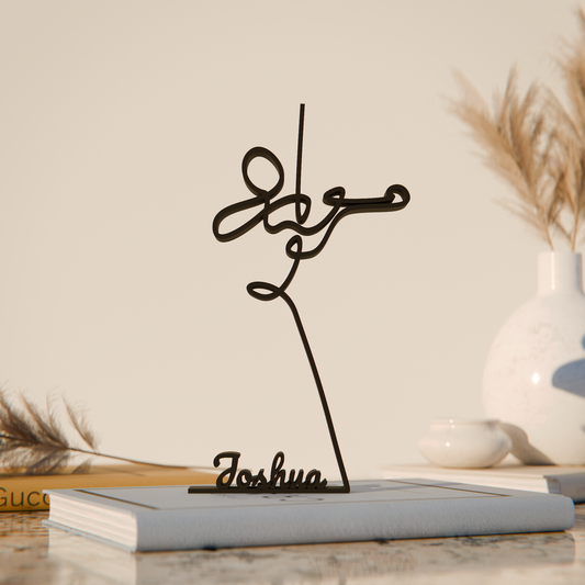 Violinist - Customized Line Art Figure