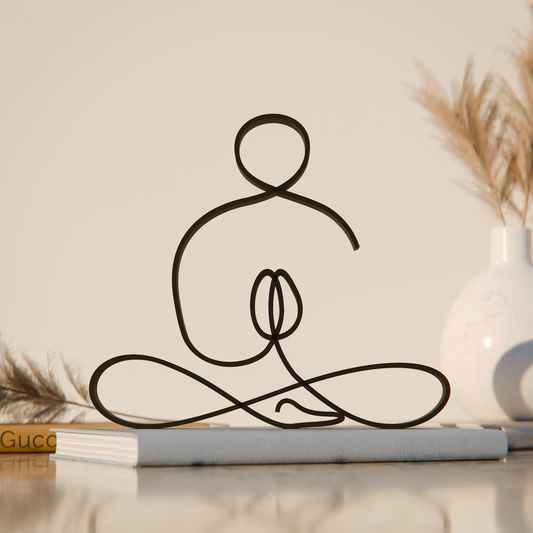 Yogi - Customized Line Art Figure