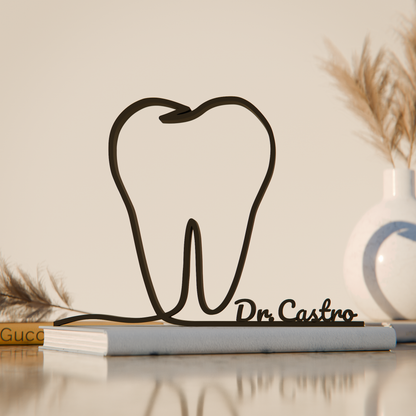 Dentist - Customized Line Art Figure