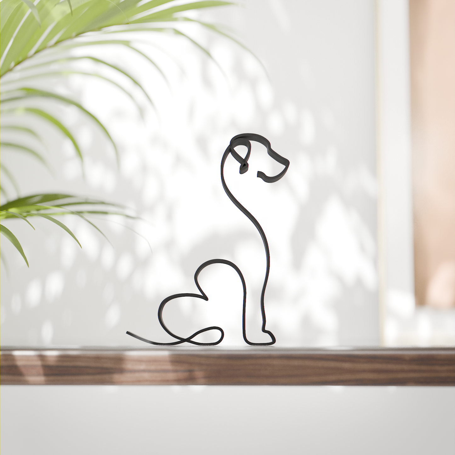 Great Dane Dog 18 - Line Art Figure -