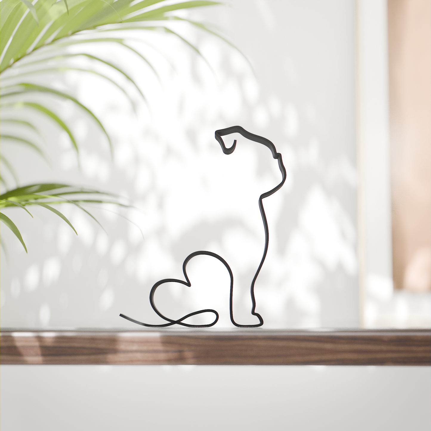 Bulldog Dog 08 - Line Art Figure