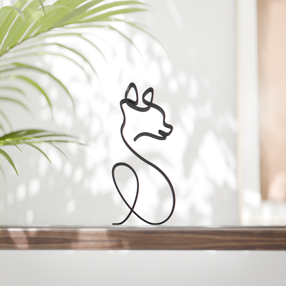 Chihuahua Dog 77 - Line Art Figure