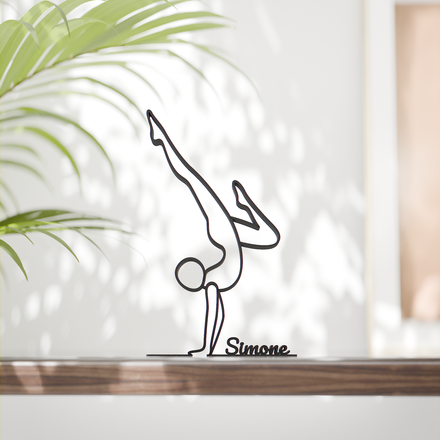 Gymnast - Customized Line Art Figure