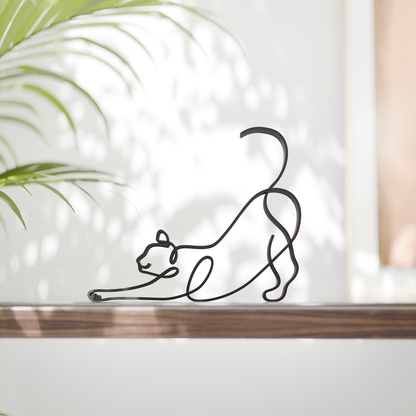 Cat 12 - Line Art Figure
