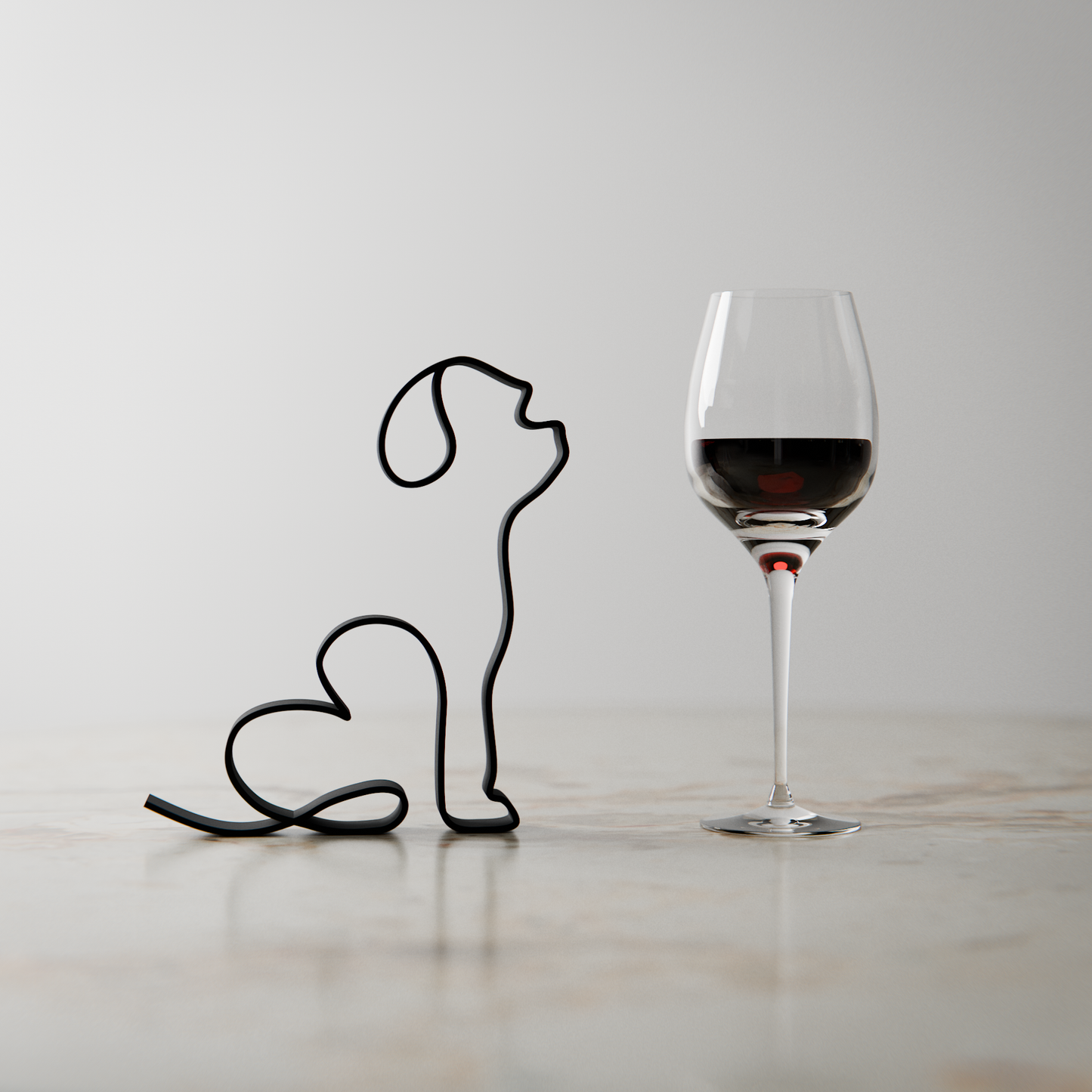 Havanese Dog 24 - Line Art Figure