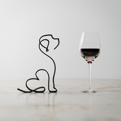 Cockapoo Dog 11 - Line Art Figure