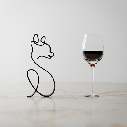 Chihuahua Dog 77 - Line Art Figure
