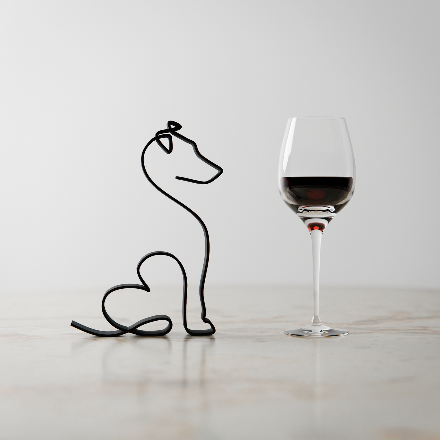 Jack Russell Terrier Dog 37 - Line Art Figure