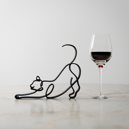 Cat 12 - Line Art Figure