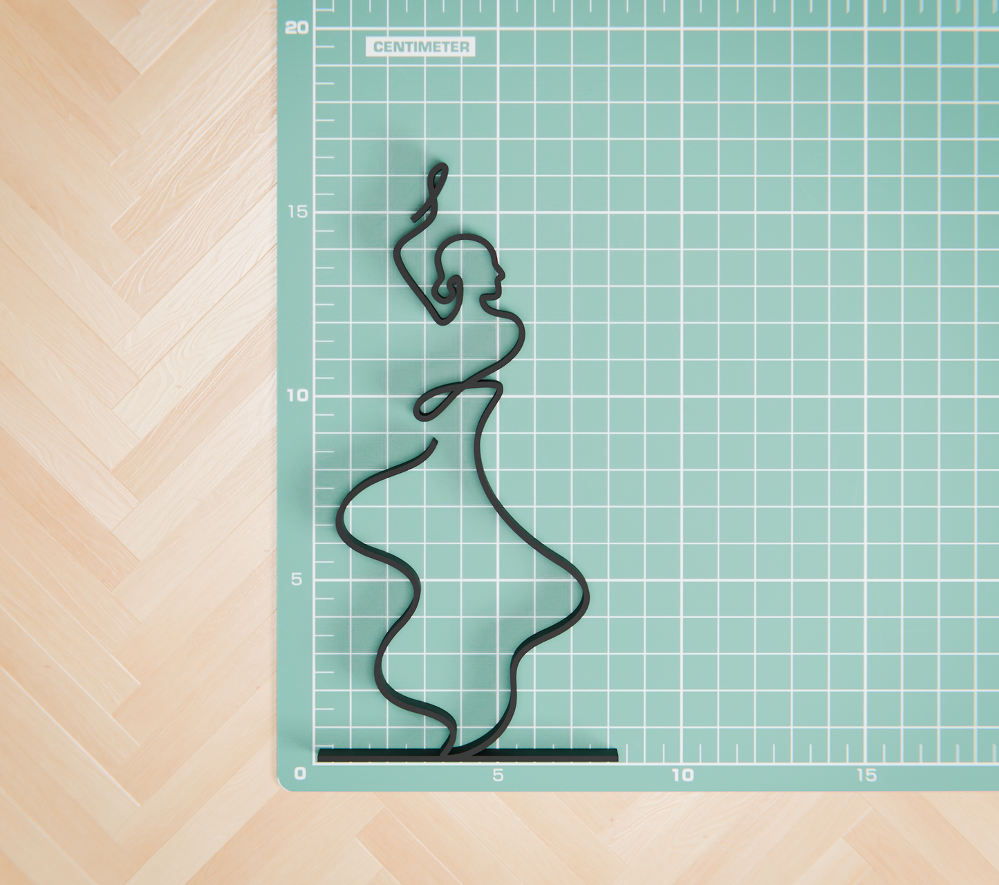 Flamenco Dancer - Customized Line Art Figure