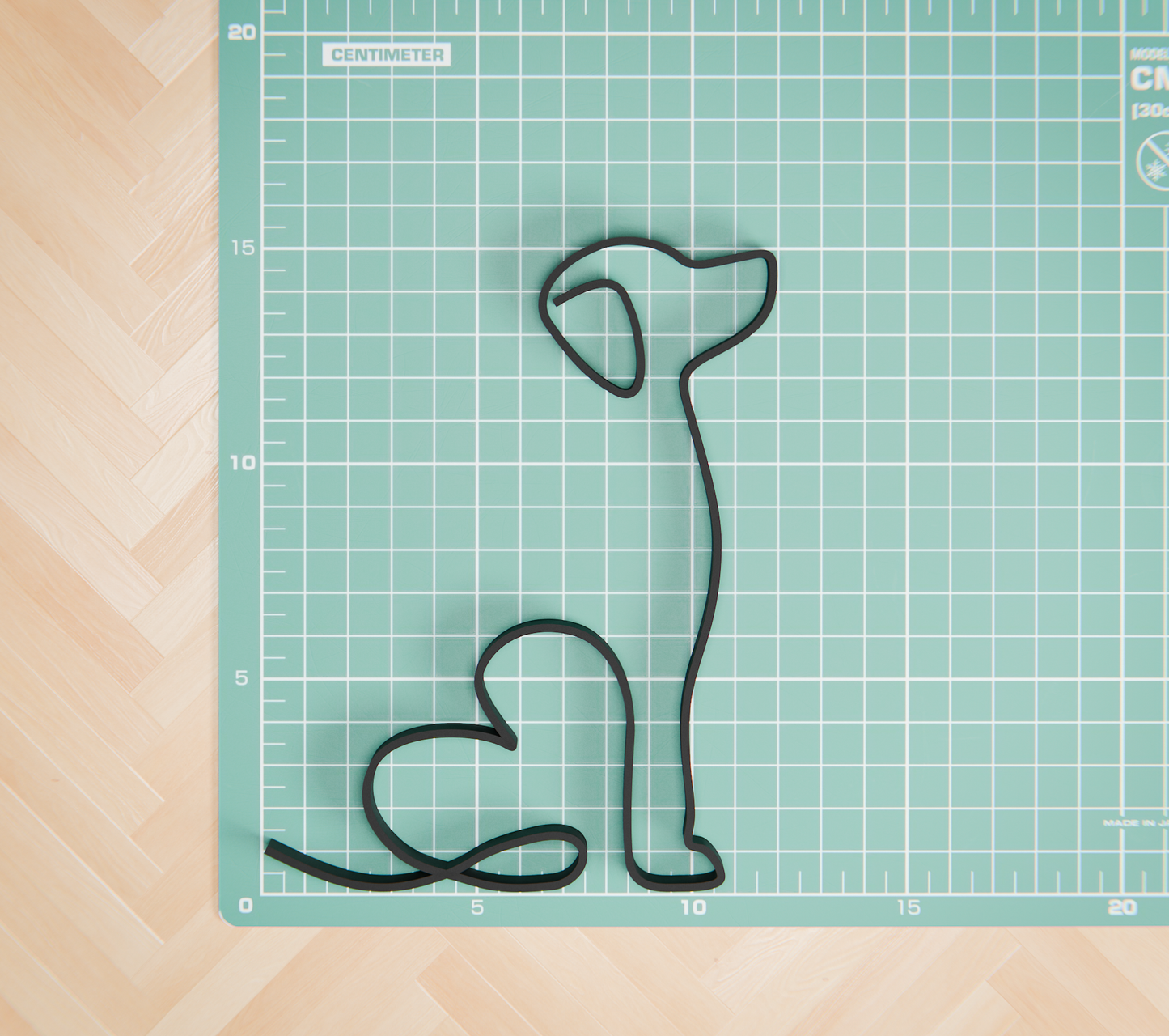 Beagle Dog 13 - Line Art Figure