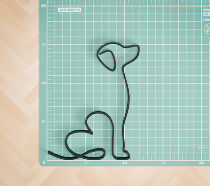 Beagle Dog 13 - Line Art Figure