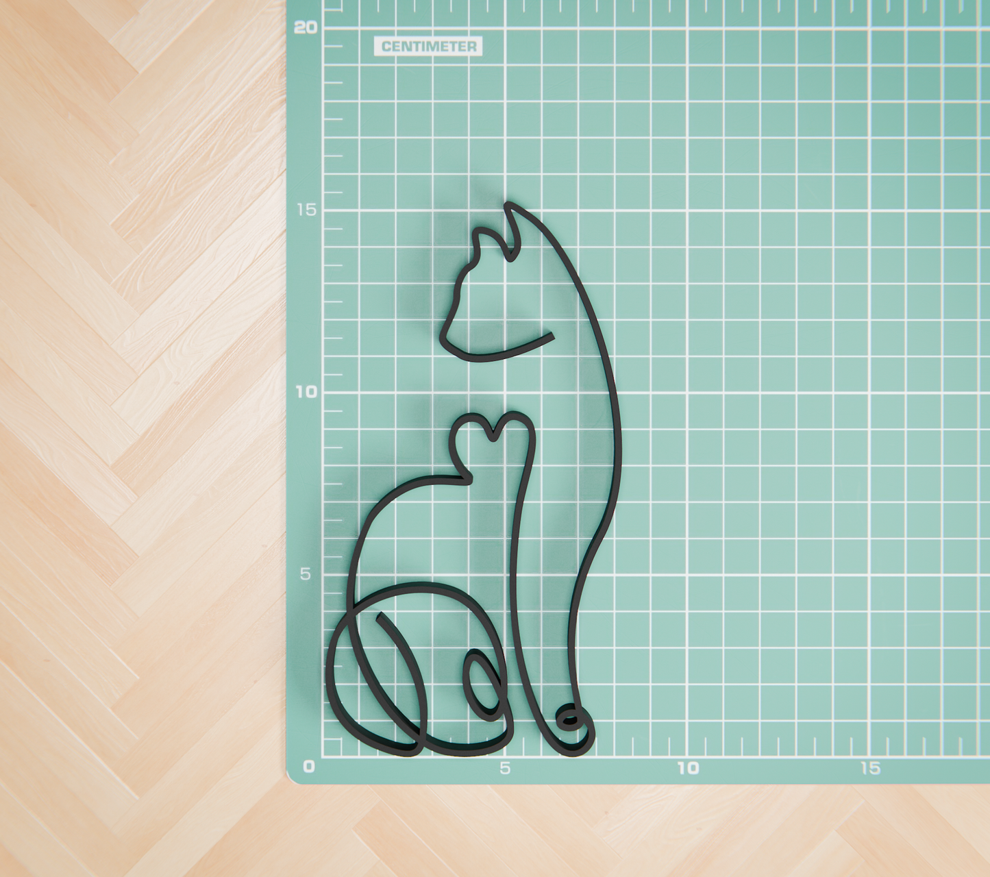 Cat 13 - Line Art Figure