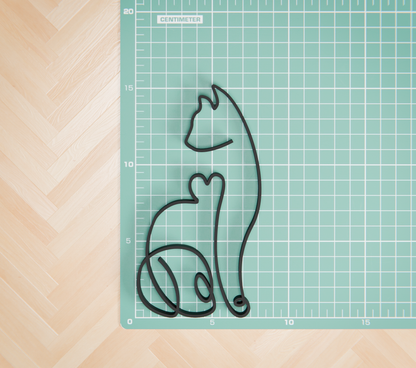 Cat 13 - Line Art Figure