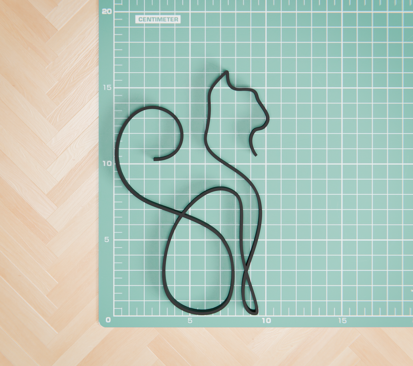 Cat 14 - Line Art Figure