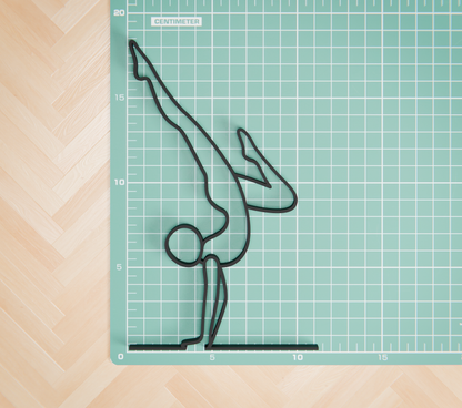 Gymnast - Customized Line Art Figure