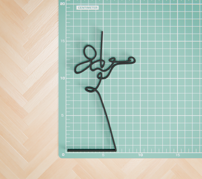 Violinist - Customized Line Art Figure